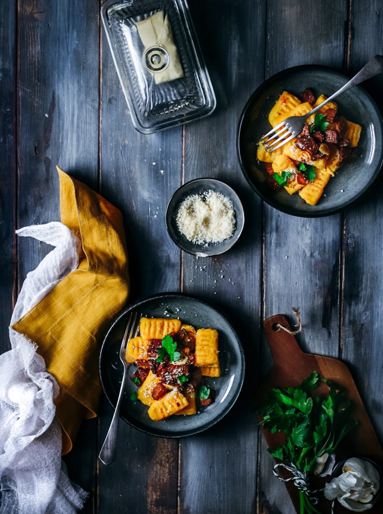 tekvicové gnocchi